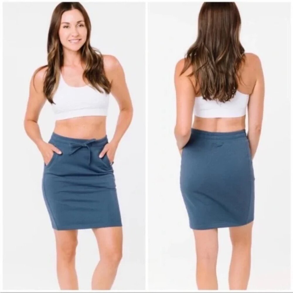 Zyia Blue Take Me Everywhere Skirt (XL)